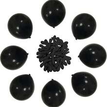 Black Balloons 5 Inch Small Balloons 60 Mini Round Matte Latex Balloons For Balloon Arch Garland Black Birthday Party Wedding Decoration Graduation - Multicolor - View 6