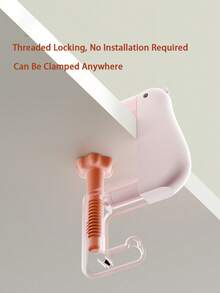 1 件可爱思考鸭背包挂钩，可调节桌边包挂架，桌面收纳挂钩，适用于家庭、办公室、汽车 - 彩色 - 查看 2