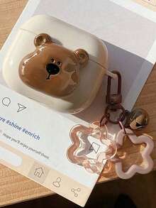 3D 熊耳硅胶保护壳适用于 Pro 4 代、2/3 新版本软壳 - 古董白 - 查看 12