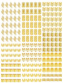 220 pezzi Elegante gioielleria per capelli in lega dorata - Anelli e braccialetti per capelli regolabili con disegni intricati, colore solido - Accessori ispirati al vintage per le acconciature di uomini e donne, come dreadlocks e trecce, calze natalizie, regali di Natale, regali per le donne, accessori per capelli, accessori da donna, regali di Natale per adulti, accessori per capelli, idee regalo per le donne, accessori per capelli di Natale