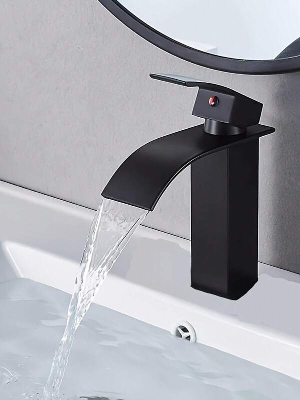 Bathroom Faucet, Bathroom Sink Waterfall Faucet, Single Handle Mixer Tap, Bathroom Sink Faucet