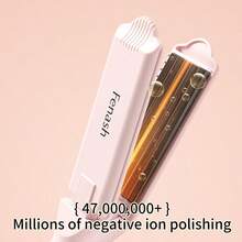 LUYAO 女士蓬松卷发棒，6齿波浪卷发造型工具，专业沙龙级温控卷发棒 - 美規A型插(110-127V) - 查看 7