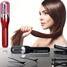 قاطع أطراف الشعر اللاسلكي، قاطع أطراف الشعر المشقوق الأوتوماتيكي، إزالة الشعر التالف وإصلاحه، أداة مريحة لتقليم أطراف الشعر الجاف والتالف والهش للنساء، مناسب كهدية عيد، سعة بطارية 500 مللي أمبير