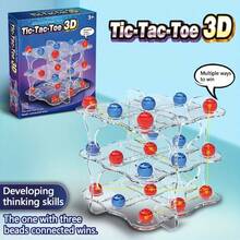 Jogo da Velha 3D, Adequado para Crianças a Partir de 3 Anos - Melhora a Coordenação Motora e o Pensamento Lógico. Materiais de Alta Qualidade, Brinquedos de Treinamento Sensorial, Escolha Perfeita para Noites em Família, Aniversários, Halloween e Presentes de Natal