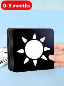 Tarjetas flash de alto contraste para bebés, 1 caja (20 piezas, 40 patrones), 5 pulg. X 5 pulg., juguetes de desarrollo cerebral para recién nacidos en blanco y negro, tarjetas de actividad de estimulación visual, regalo educativo para bebés (blanco y negro (para 0-3 meses)), tarjetas flash para bebés para aprender y jugar, tarjetas de aprendizaje para bebés, tarjeta de regalo>Bebé, tarjetas flash blancas para bebés, tarjetas flash, tarjetas para bebés - Blanco y Negro - Ver 7