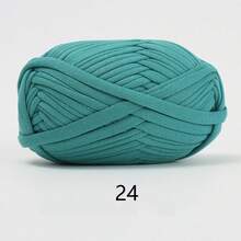 1 pièce 100g Fil de t-shirt, 30m/pièce Fil élastique de tissu pour crochet et tricot DIY, fil épais pour bretelles, pour projets de couverture, tapis et décoration maison faits main au crochet