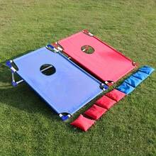 2 Sets Of Red And Blue Board 12-Pocket Toss Game Sets, Portable Outdoor Bean Bag Games, Perfect For Camping, Beach Fun, And Family Parties, Backyard Games, Portable Bean Bag Toss Games, Lawn Games For Adults, Camping Games, Backyard Games For Adults, Tossing Games, Playground Games, Beach Games For Adults, Backyard Party Games, Bag Toss Games, Large Lawn Games, Camping Board Games, Island Games, Throw And Catch Games, Camping Activities, Backyard Fun Games, Outdoor Games, Outdoor Party Games, Christmas Lawn Games, Beach Toss Games - 2-pack (red and Blue) - View 5