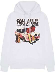 Men Zip-Up Hoodies - White - View 3