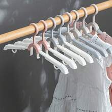 Multifunctional Foldable Travel Clothes Hanger, Portable Clothes Drying Rack For Home, Travel, Business Trip - Multicolor - View 2