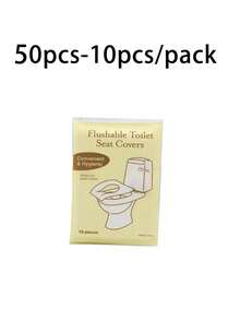10/20/40/60/80/100 件，10 件/包一次性马桶座套，水溶性便携式马桶座套，便携式旅行和商务马桶垫，马桶套，飞机旅行必备配件，露营，浴室配件，浴室用品袋，学校用品学校用品