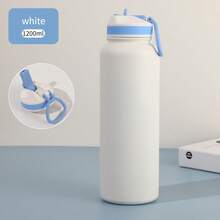 Large Capacity Stainless Steel Vacuum Bottle, Lid And Cup, 2 Hot Water Bottles, Hot Water Cup, Double-Layer Insulation, Super Portable, Multifunctional Design, Very Suitable For Travel, Home, Office, School And Unique Birthday Gifts, Santa Claus Gifts, Kitchen Accessories, Thanksgiving Gifts, Christmas Gifts, Halloween Gifts, Valentine's Day Gifts, New Year's Gifts