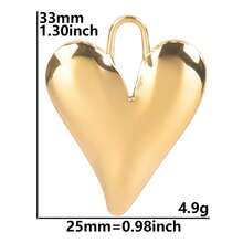 2pcs Heart Lock & Crescent Moon Pendant, 304 Stainless Steel Charm Jewelry Making Supplies, Witch Heart Moon Pendant, DIY Necklace, Keychain, Earrings, Bracelet Decoration, 18k Plated PVD, Unisex