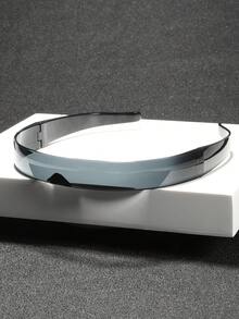 1pc Men One-Piece Mirrored Reflective Multicolor Personalized Street Style Technological Punk Fashion Glasses For Women Outdoor Casual Activities, Tropical Beach Vacay Outfits, Party, Exercise, Sport Accessories - Nhiều màu - Xem 1