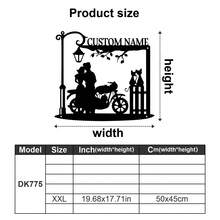 1 pièce Panneau métallique personnalisé pour moto, décoration murale de garage personnalisée, panneau de garage, panneau métallique pour couple de moto, œuvre d'art métallique pour moto - Cadeau pour les motards, Cadeau, Décoration pour couple de moto, Cadeau de mariage pour moto, Cadeau de Noël, Cadeau pour le père, le mari et le petit ami - Multicolore - Voir 23