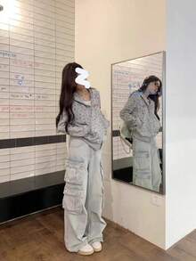 Women Sweatshirts - Xám - Xem 5