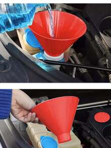 4PCS-Car Windshield Magic Ice Scraper Funnel Snow Shovel, Round Plastic Car Snow Shovel, Snow Scraping And Removing Tool - Multicolor - View 4