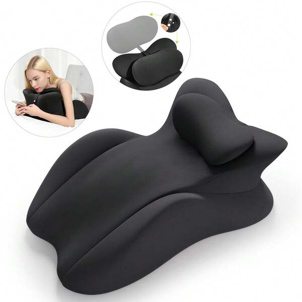 Cuñas de almohada para dormir, almohada multifuncional para dormir, almohada ergonómica push-up de espuma viscoelástica para adultos, leer, tumbarse, relajarse, sentarse, acidez de estómago, ronquidos, piernas, cuerpo