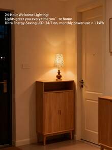 Abajur de mesa decorativo com acabamento em madeira (1 unidade), ideal para sala de estar, escritório, cabeceira de hotel, camping, presente para festivais, quarto, leitura, escrivaninha, decoração, luz noturna para gestantes, canto de oração. Estilos: italiano, minimalista, chinês, francês, árabe moderno, design islâmico minimalista, estilo misto Oasis. - Multicolorido - Ver 4