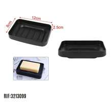 Juego de 6 piezas de accesorios de baño multifuncionales de plástico, que incluye portacepillos de dientes, vaso para enjuague bucal, dispensador de jabón, jabonera, cepillo de baño y papelera. Decoración de baño para el hogar. Accesorios de baño adecuados como regalo para el hogar, cumpleaños, San Valentín, Navidad, mejor amigo, mamá, esposa, hija, novia, compañera de trabajo. - Negro - Ver 5