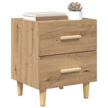 vidaXL Nachttisch Artisan-Eiche 40 X 35 X 47,5 Cm Holzwerkstoff - Yellow - View 3