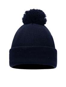 1顶新生儿纯色羊毛针织帽，可爱毛球帽，适合0-3岁儿童，男女通用 - One Pompom - 查看 16