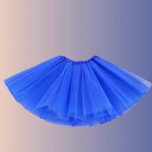 1pc Women's Versatile Tulle Skirt, Suitable For Daily Wear, Dance Performances, And Holiday Parties