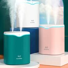 [ Large Capacity Dual Spray Humidifier ] 2000ml Large Capacity USB Aromatherapy Diffuser, Equipped With Aromatherapy Function, Colorful LED Ambient Light, Dual Nozzle Design, And Long-Lasting Operation. Suitable For Offices, Living Rooms, And Bedroom - Multicolor - View 3