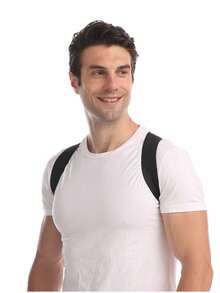 户外健身肩带，开放式肩带设计，轻便隐形，男女通用，高弹力运动肩部支撑，适合体重75-190磅，健身配件/减肥/手机挂绳/姿势矫正器