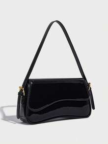 Senmeo Vintage Women's Purses (Brown/Black Shoulder, Red Small Tote), Multi-Style For Daily - 黑色 - 查看 2