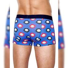 Happy Socks Boxer Sunny Smile Trunk Talla S azul - Azul - Ver 2