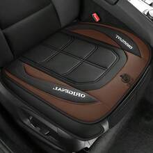 Single Car Front Seat Cover, Durable PU Leather With Storage Pocket, All-Season Fit For Most Cars, SUVs, Trucks - Snug Protection