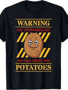 Camiseta de regalo para amantes veganos y de la dieta keto con diseño de patata, tubérculo y hortaliza - Estilo 21 - View 1