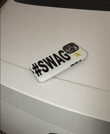 BARELA Phone Case - 2 MUCH SWAG Phone Case For IPhone 11-17 Series |   Typography Phone Case |   Aesthetic Phone Case |   Streetwear Phone Case |    Phone Case |   Shockproof Protection |   Gift For Teen Girls - 混合色1 - 查看 6