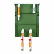 Industrial Style Turnover Box & Aquarium Filter - PP Water Circulation Filtration System For Fish Tank/Pond/Water Grass Tank (Ornamental Fish & Amphibians)