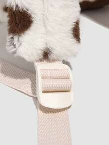 Grand sac à dos en peluche pour étudiants, sac à dos scolaire à imprimé vache mignon en patchwork de couleurs contrastées, convient pour les voyages, les achats, les sorties, les cadeaux pour femmes, adapté aux adolescentes, aux étudiantes, aux débutants et aux cadres. Convient pour le bureau, l'académie, le travail, les affaires, les déplacements, les activités extérieures, les voyages, les sorties.