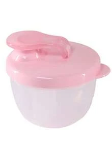 KUNT 1pc 3/4 Compartment Portable Rotating Milk Powder Box, Single Layer, Dual-Use, 4 Compartments, Multi-Style Milk Powder Box For Separating And Storing Milk Powder, Snacks, Tea, Dried Fruit, Rotating Plastic Storage Box, Baby Milk Powder Box