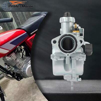 MotorcycleMikuni VM22 26mm Motorcycle Carburetor For XR50 CRF70 Cross 110cc 125cc ATV XR50 CRF70 KLX BBR Gasoline Off-Road Vehicle 140cc Universal Parts