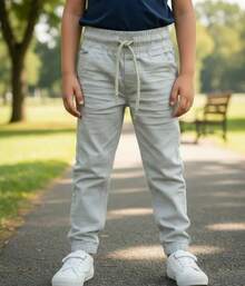 Baby Jogger Jeans With Elastane Size 1 To 12 Months Available - 米色 - 查看 3