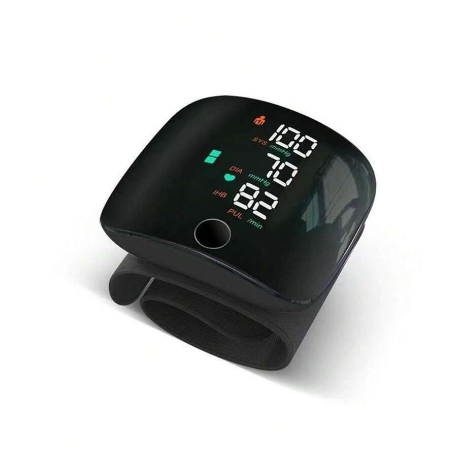 2025Wrist Blood Pressure Monitor, Rechargeable Blood Pressure Monitor For Home Use, LED Display, Voice Broadcast, Wrist Measuring Instrument, Touch Screen Wrist Blood Pressure Cuff, 99x2 Reading Memory Wrist Blood Pressure Monitor, With Carrying Case. - 1 - 查看 1