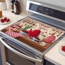 Design vintage con elementi classici e nostalgici, alla moda e bello, resistente al calore e antiscivolo, facile da pulire. Adatto per qualsiasi cucina, lavatrice, asciugatrice, piano cottura e piano in vetro. - Multicolore - Visualizzare 2