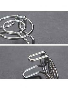 304 Rejilla de acero inoxidable multifuncional y mini con patas y a prueba de agua para cocinar al vapor