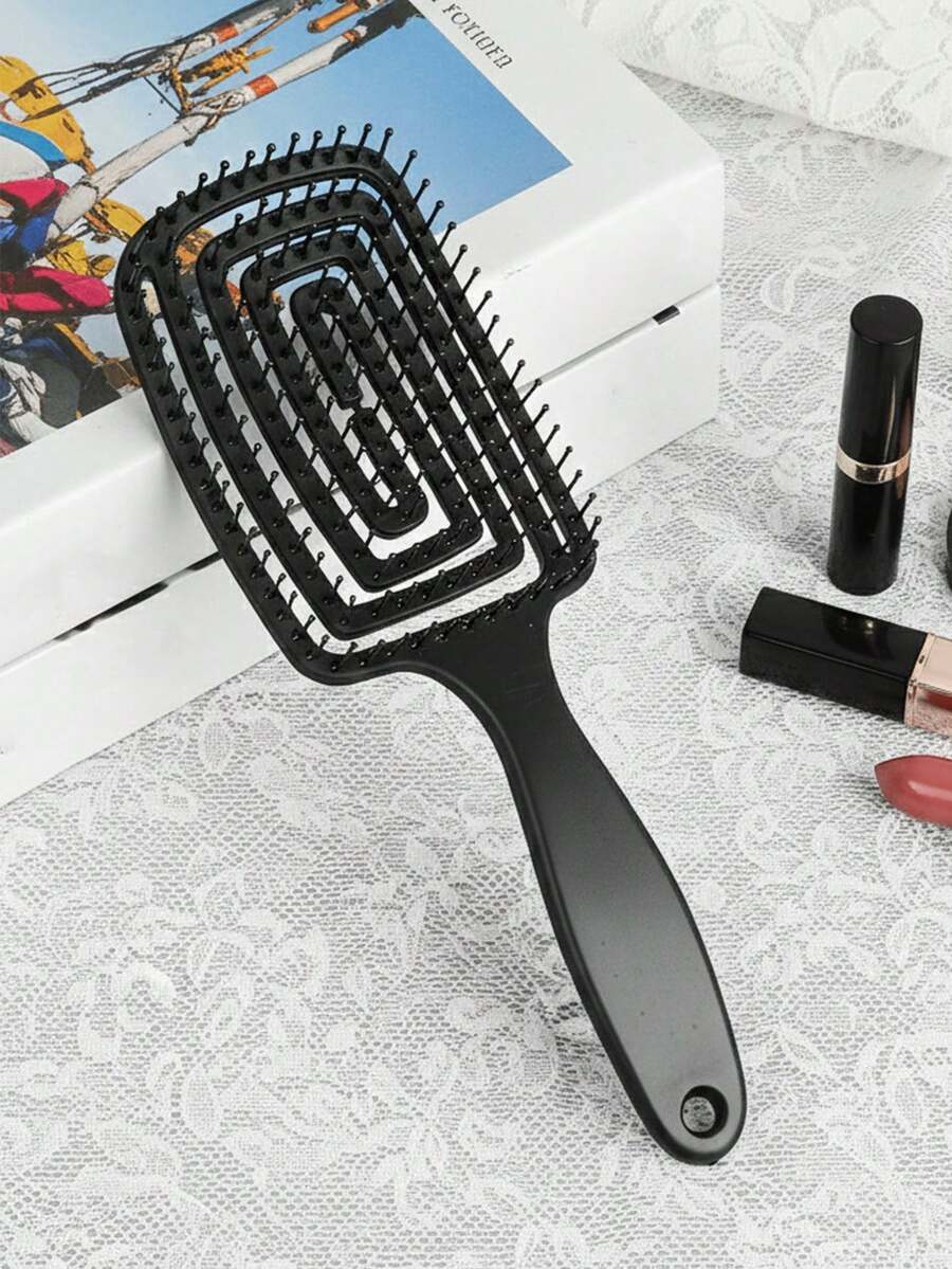 Bộ 2 lược uốn tóc/1 lược, dễ dàng tạo kiểu tóc, lược massage tóc dài, thiết kế rỗng dành cho nữ, thích hợp sử dụng tại nhà, lược chải tóc, dụng cụ tạo kiểu tóc, sản phẩm và phụ kiện tóc, cần thiết cho salon, tiệm làm tóc và khi đi du lịch.