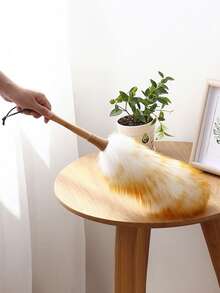 1支装优质羊毛除尘刷 - 柔软、灵活、可伸缩，高效清洁狭小空间 - 适用于家庭和专业用途，温和不伤表面，除尘刷 - 彩色 - 查看 3