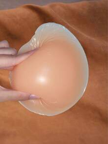 1 قطعة إدراج صدر صناعي من السيليكون بشكل قطرة الماء، خفيف الوزن للاستخدام بعد استئصال ، مناسب للملابس ذات الفتحة السفلية، مريح وقابل للتنفس، حافة ناعمة وخالي من الحواف، شكل ثدي واقعي