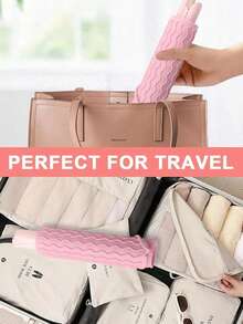 1pc Heat Styling Tool Mat, Universal Size For Straightener And Curler, Heat Resistant Pad For Storage And Travel, Heat Styling Tool Mat, Heat Resistant Silicone Hair Styling Pad For Storage, Suitable For Straightener, Flat Iron And Curler, Use This Non-Slip Silicone Heat Resistant Mat To Protect Your Hair Styling Tools - Multicolor - View 6