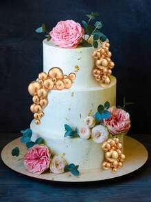 1-20 pezzi Decorazioni per torte in schiuma, disponibili in 4 dimensioni e molteplici colori, adatte per compleanni, matrimoni, addii al nubilato, battesimi, gender reveal festa, feste di pensionamento, feste a tema, festa di nascità e altre occasioni, realizzate a mano con possibili imperfezioni - Multicolore - Visualizzare 5