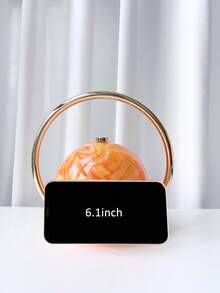 1 szt. unikatowa torebka o dużej pojemności, stylowa na wakacje, podróże, imprezy, wesele, prezent na Walentynki, modna torebka wieczorowa dla kobiet - Pomarańczowy - Zobacz 6