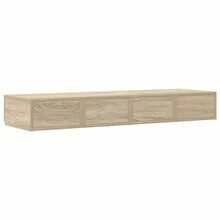 vidaXL Bettkästen Sonoma-Eiche 120 x 36,5 x 16,5 cm Holzwerkstoff