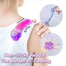 Bộ slime mini, slime thiên hà làm quà tặng tiệc, slime thiên hà kỳ lân, quà tặng tiệc cho trẻ em và người lớn, bộ slime thiên hà đàn hồi không dính đẹp mắt, quà tặng tiệc slime. - 5 - Xem 9