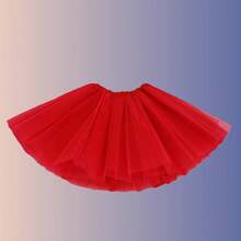 1pc Women's Versatile Tulle Skirt, Suitable For Daily Wear, Dance Performances, And Holiday Parties